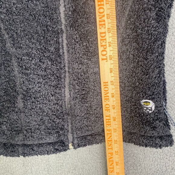 Mountain Hardwear Jacket Womens Small Full Zip Fleece Deep Pile Black USA Made - Picture 7 of 11